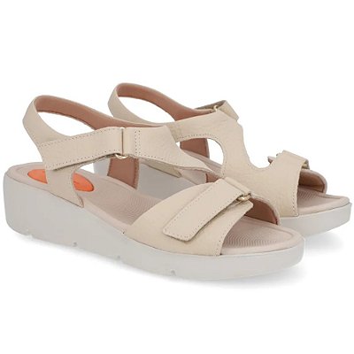 SANDALIA FEMININO USAFLEX AL4303004 VANILLA