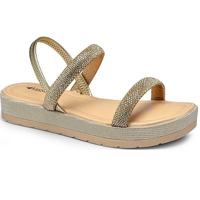 PAPETE FEMININO MISSISSIPI MB813 OURO LIGHT/CHAMPAGNE