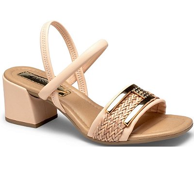 SANDALIA FEMININO MISSISSIPI MB832 PEACH