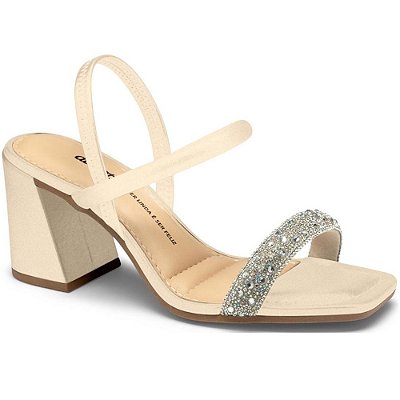 SANDALIA FEMININO DAKOTA Y7641 CRISTAL/TULE