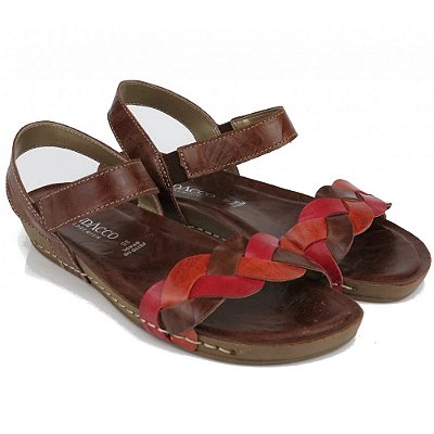 SANDALIA FEMININO ANDACCO 14271 RUST/MANGO