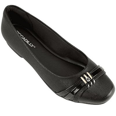 SAPATILHA FEMININO PICCADILLY 250233 PRETO