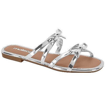 SANDALIA FEMININO MOLECA 5435548 BRANCO OFF