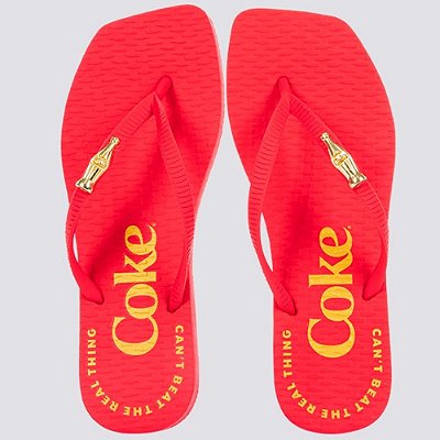 SANDALIA MASCULINO COCA-COLA CC4456 BRANCO/PRATA