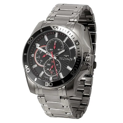 RELOGIO MASCULINO TECHNOS 6P27DUW/1P GRAFITE