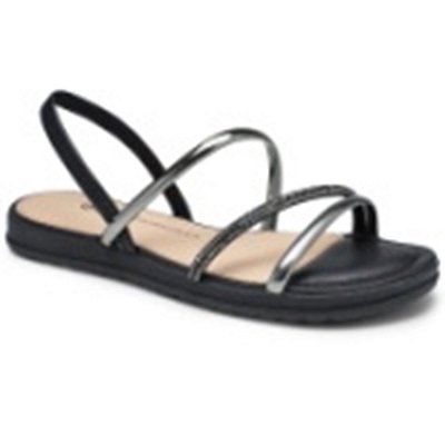 SANDALIA FEMININO DAKOTA Y8752 METAL PEWTER