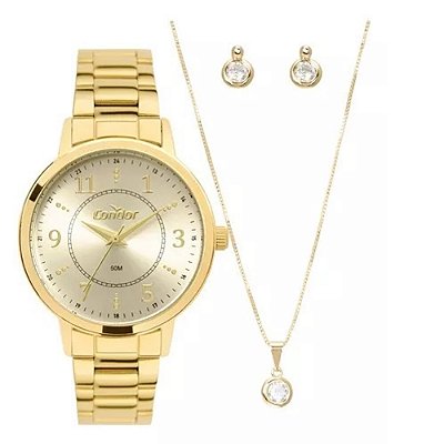 RELOGIO FEMININO CONDOR CO2035NIN/K4X DOURADO