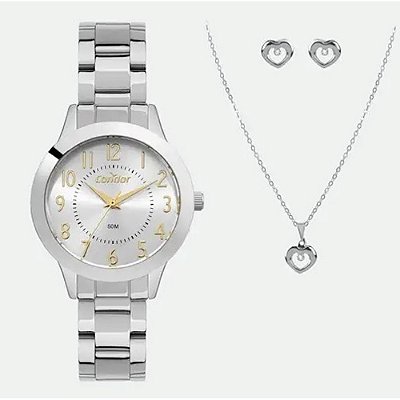 RELOGIO FEMININO CONDOR CO2035NLN/K4K PRATA