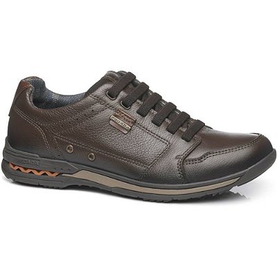 SAPATENIS MASCULINO PEGADA 114864 PRETO/CONHAQUE