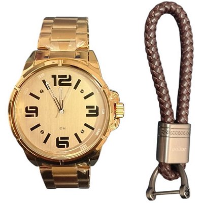 RELOGIO UNISSEX CONDOR CO2035NF0/K4X DOURADO