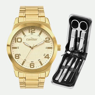 RELOGIO UNISSEX CONDOR CO2036MYN/K4X DOURADO