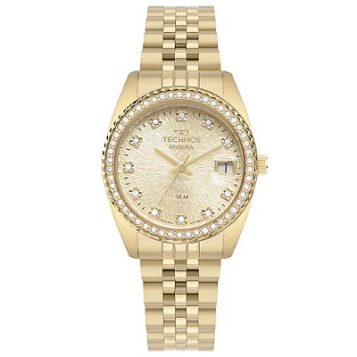 RELOGIO UNISSEX TECHNOS 2117LFK/1D DOURADO