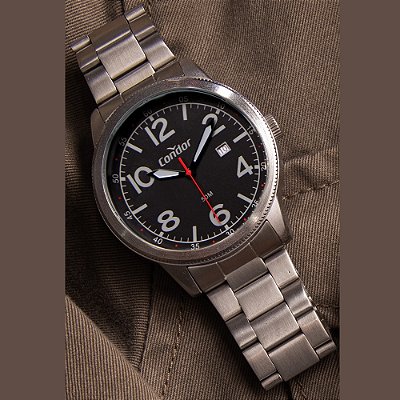 RELOGIO MASCULINO CONDOR CO2115MXE/K4P PRATA