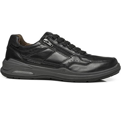 SAPATENIS MASCULINO PEGADA 110507 PRETO/CONHAQUE