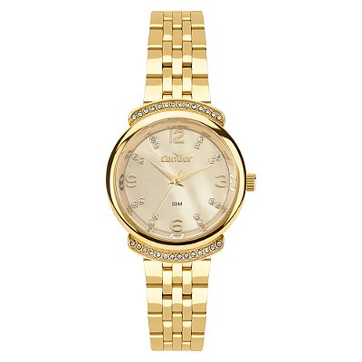 RELOGIO UNISSEX CONDOR CO2036MYP/4X DOURADO