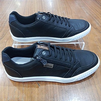 SAPATENIS MASCULINO PED SHOES 17000 PRETO/MARINHO