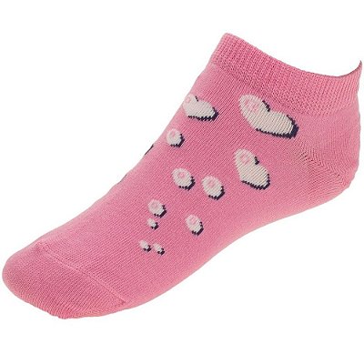 MEIA FEMININO LUPO 4535 AF ROSA/PINK