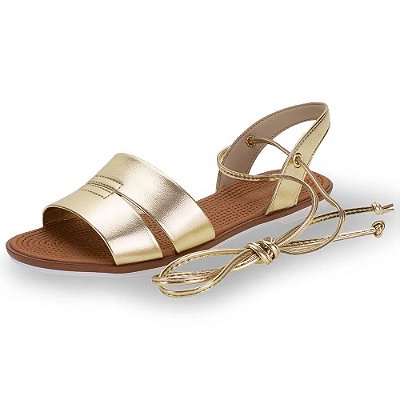 TAMANCO FEMININO MOLECA 5297437 PREMIUM DOURADO