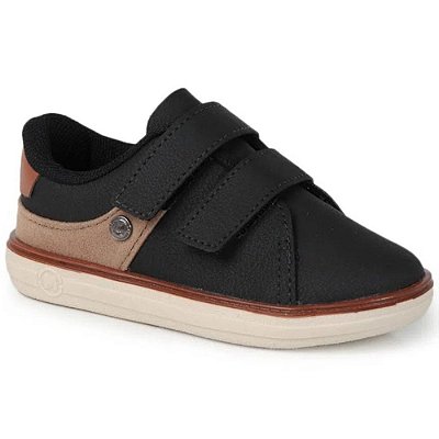 TENIS INFANTIL MOLEKINHO 2603100 PRETO/BEGE/PINHAO