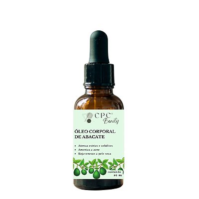 Óleo Corporal Natural Restaurador de Abacate CPC Beauty
