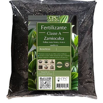 Fertilizante Orgamineral Classe A CPC Garden Zamioculca