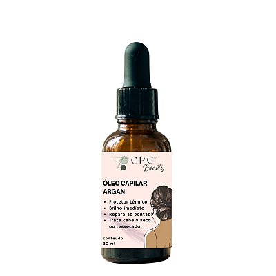 Óleo Capilar Natural Tonificante de Argan CPC Beauty