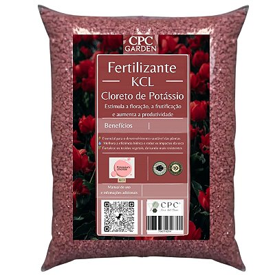 Fertilizante Premium Cloreto de Potássio CPC Garden