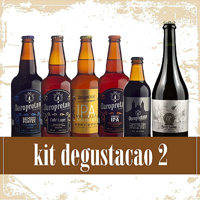 Kit Degustação 2 - Caixa c/ 6 unidades 