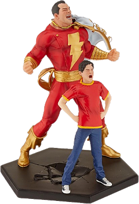 👍【SEMI-NOVO】Iron Studios Shazam - Dc Comics - Art Scale 1/10 | Sem Caixa