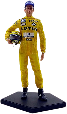 Iron Studios Ayrton Senna Mônaco F1 1987 Lotus Iron 1/10 (Sem Caixa)