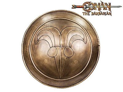 🛡️ Escudo Cimério Totalmente Funcional – Réplica Fiel de Conan, o Bárbaro ⚔️