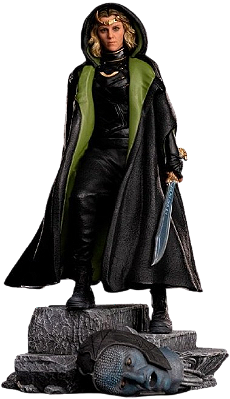 🔮【NOVO / LACRADO】Iron Studios Estátua Colecionável Sylvie Loki Variant - Loki - Art Scale 1/10