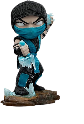 ❄️【NOVO / LACRADO】 Estátua Sub-Zero MiniCo - Iron Studios 1/10 | Mortal Kombat