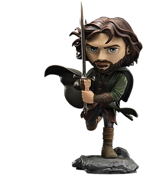 ⚔️【NOVO / LACRADO】Aragorn MiniCo - Senhor dos Anéis | Iron Studios Edição Colecionável