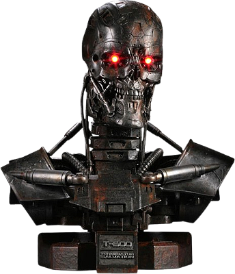 Sideshow / Legacy Effects Terminator Salvation T-600 Life Size Bust 1:1