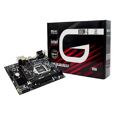 Placa Mãe Goline intel H310M-G LGA 1151 DDR4 VGA/HDMI i3/i5/i7