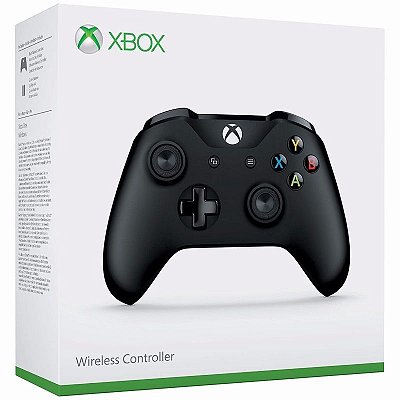 Controle Xbox One S Original Microsoft Slim Preto Lacrado