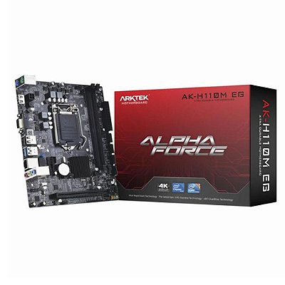 Placa Mãe Arktec H110 1151 Ddr4 HK-110 EG 6th/7th Geração