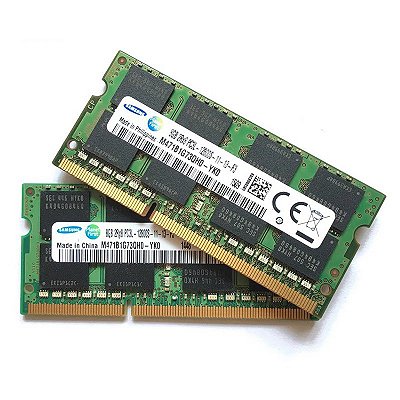 Memória Ram DDR3 2gb 1333mhz PC3L Para Notebook Samsung