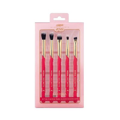 Kit de Pincéis para Olhos Essenciais - Niina Secrets