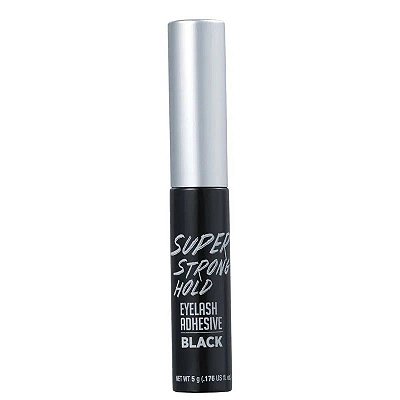 Cola para Cílios Postiços Super Strong 48h Preta - Kiss New York