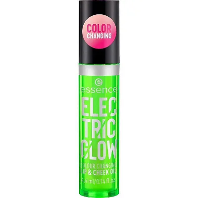 Lip e Cheek Oil Electric Glow Colour Changing - Essence