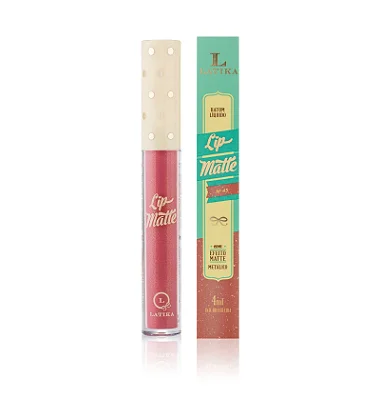 Batom Líquido Lip Matte Nude Metálico Nº 45 - Latika