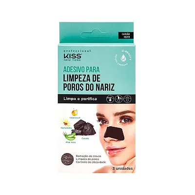 Adesivo para Limpeza de Poros do Nariz - Kiss New York