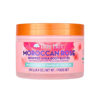 Manteiga Corporal Moroccan Rose Whipped Shea Body Butter - Tree Hut