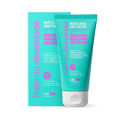 Máscara Facial Hater da Oleosidade LABPOP - Labotrat