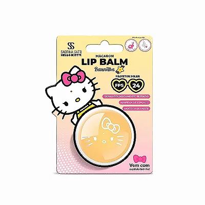 Lip Balm Macaron FPS24 Baunilha Sabrina Sato Hello Kitty - Cia Beauty