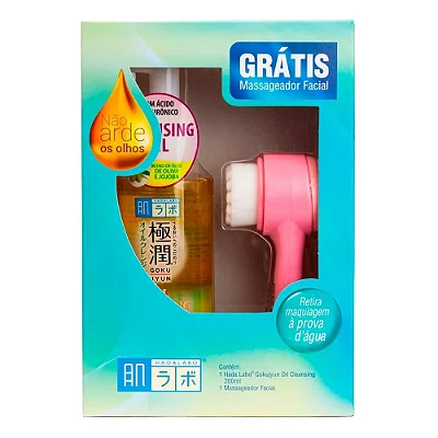 Cleansing Oil Gokujyun 200ml + Escova Facial - Hada Labo