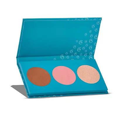 Paleta Trio Contorno, Blush e Iluminador 1022/K2 - Catharine Hill