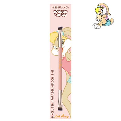 Pincel Duplo Delineado e Sobrancelhas B-15 Lola Bunny - Miss Frandy